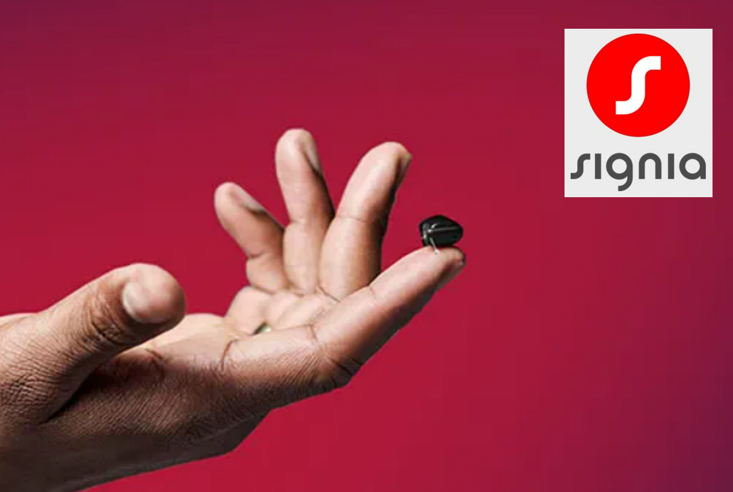 Diskret: Im-Ohr-Hörgeräte mit Akku von Signia